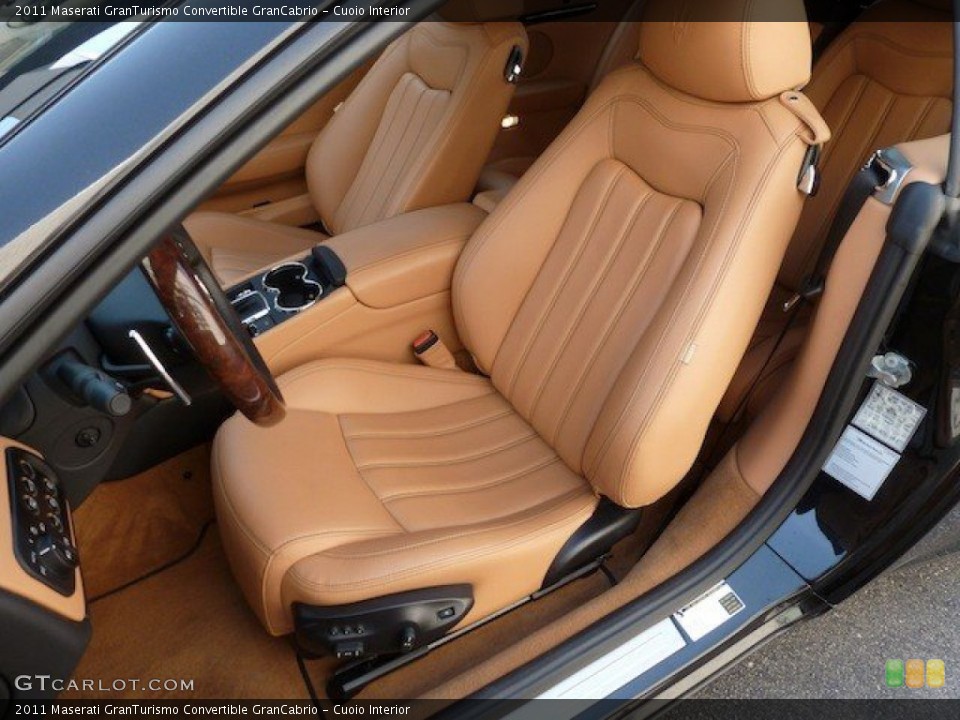 Cuoio Interior Front Seat for the 2011 Maserati GranTurismo Convertible GranCabrio #67382369