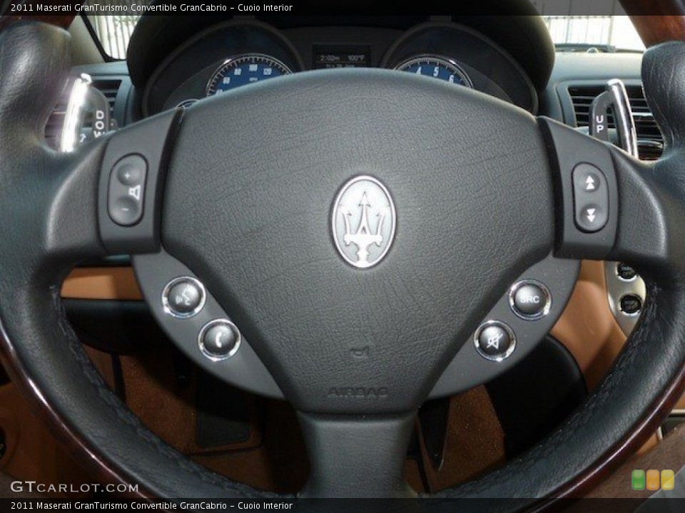 Cuoio Interior Steering Wheel for the 2011 Maserati GranTurismo Convertible GranCabrio #67382396