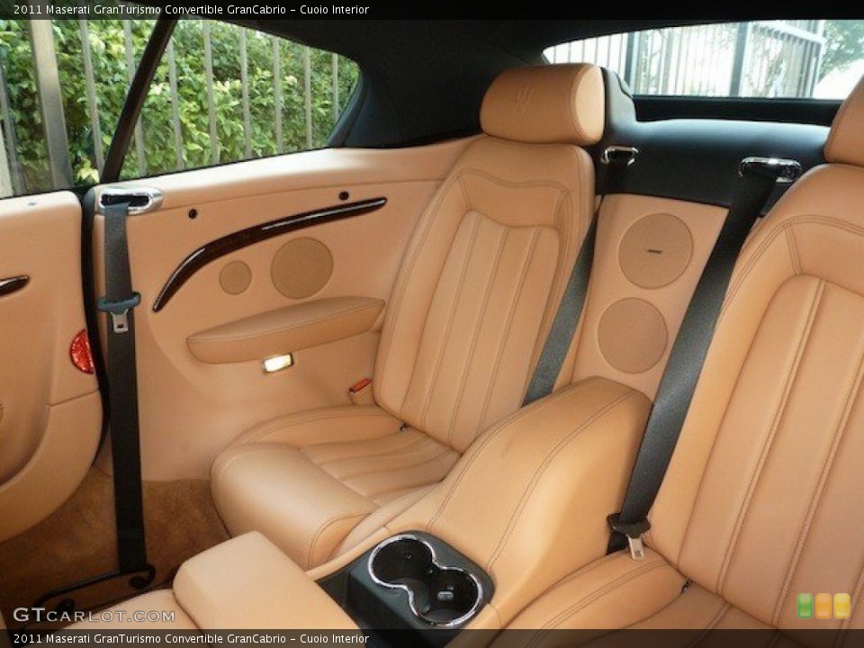 Cuoio Interior Rear Seat for the 2011 Maserati GranTurismo Convertible GranCabrio #67382474
