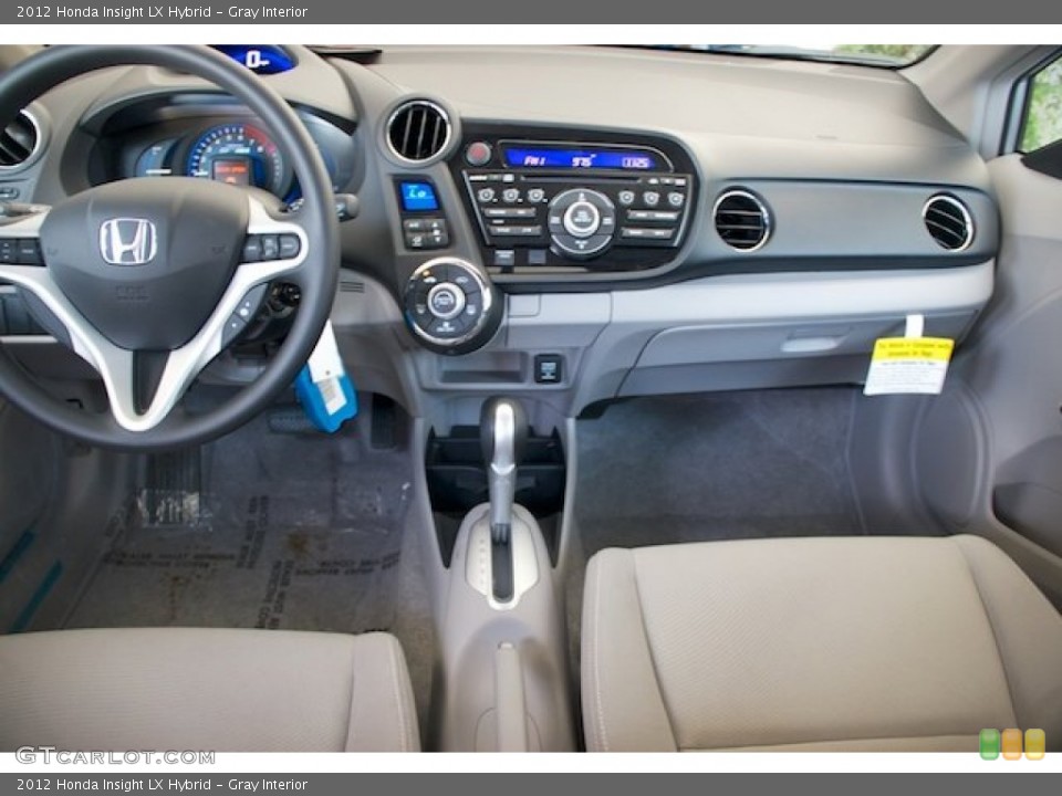Gray Interior Dashboard for the 2012 Honda Insight LX Hybrid #67383293