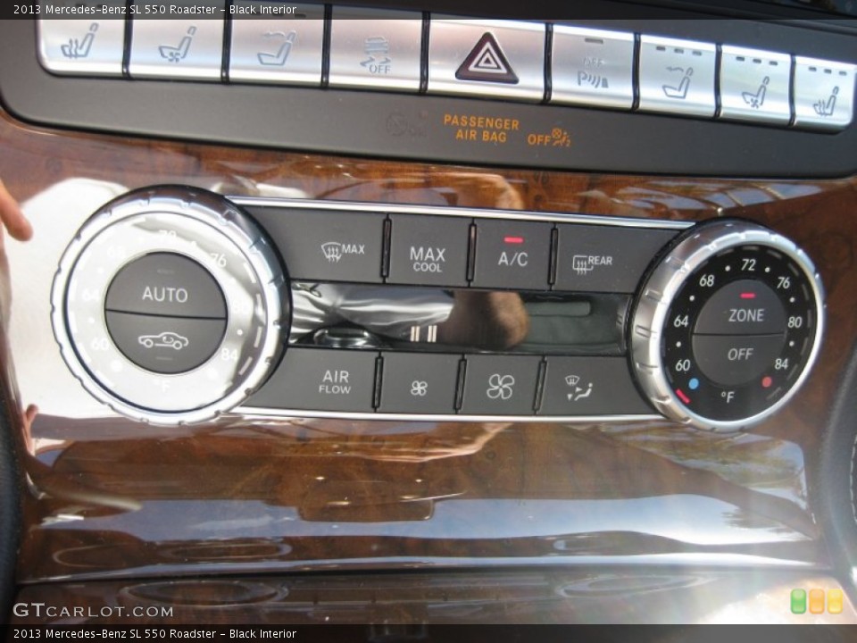Black Interior Controls for the 2013 Mercedes-Benz SL 550 Roadster #67389959