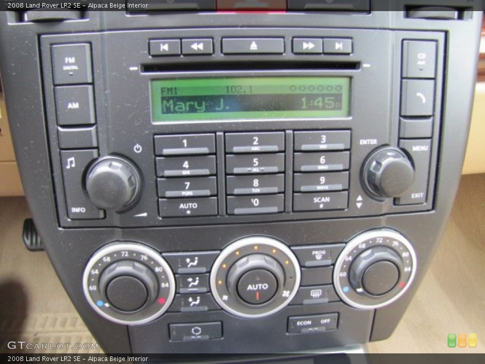 Alpaca Beige Interior Controls for the 2008 Land Rover LR2 SE #67392734