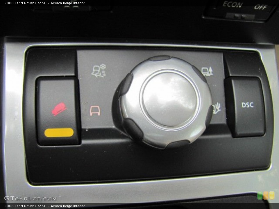 Alpaca Beige Interior Controls for the 2008 Land Rover LR2 SE #67392740