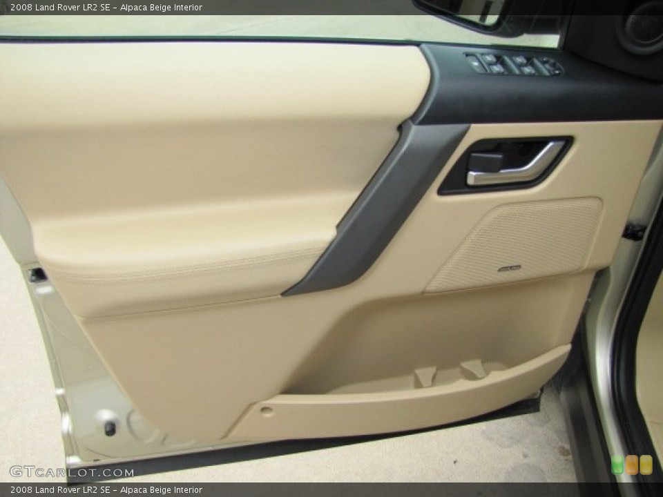 Alpaca Beige Interior Door Panel for the 2008 Land Rover LR2 SE #67392827