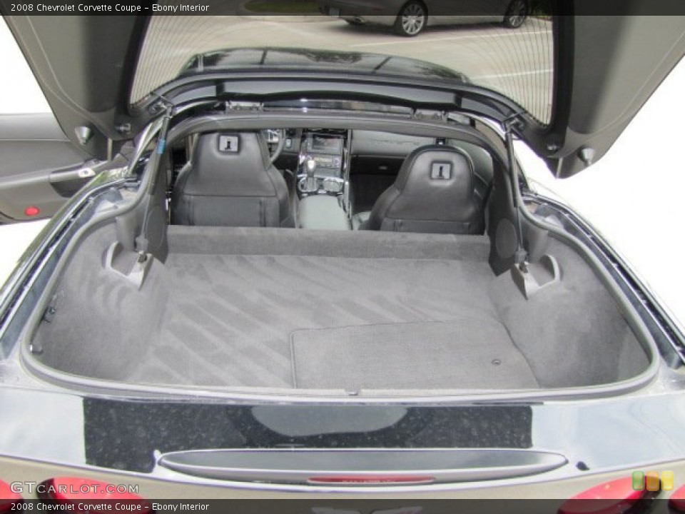 Ebony Interior Trunk for the 2008 Chevrolet Corvette Coupe #67393487