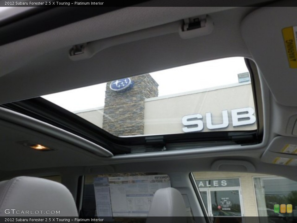 Platinum Interior Sunroof for the 2012 Subaru Forester 2.5 X Touring #67396316