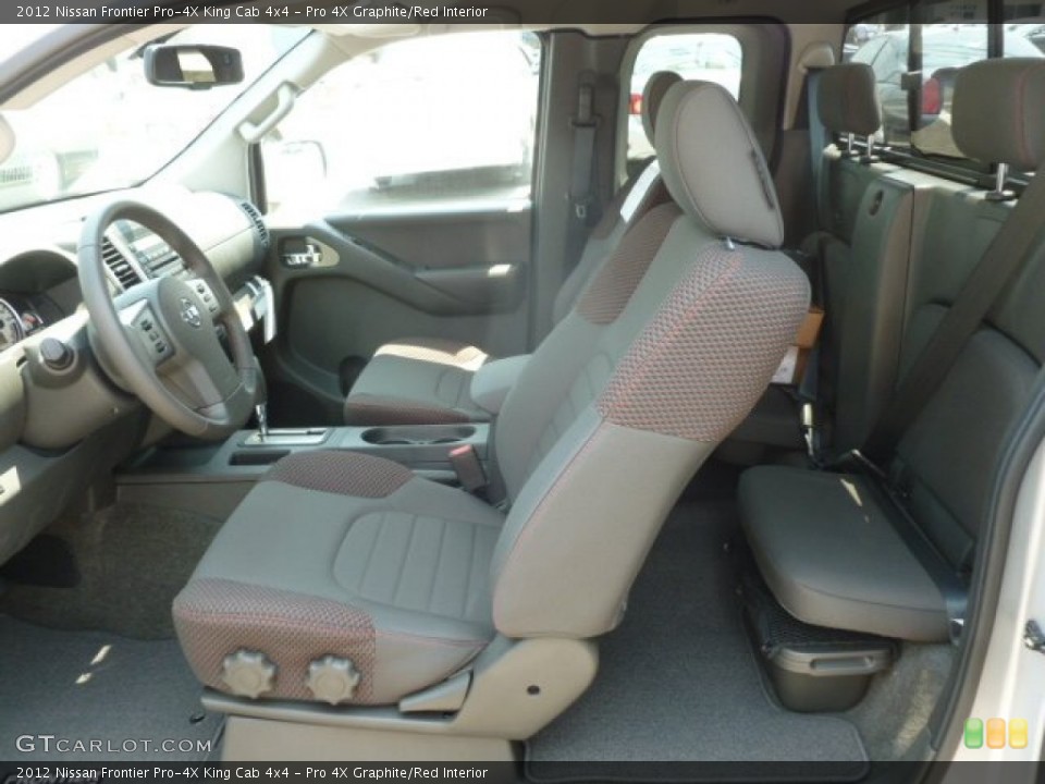 Pro 4X Graphite/Red Interior Prime Interior for the 2012 Nissan Frontier Pro-4X King Cab 4x4 #67396685