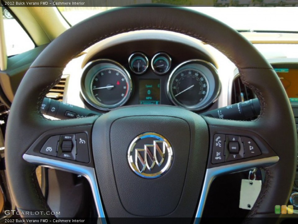 Cashmere Interior Steering Wheel for the 2012 Buick Verano FWD #67398101