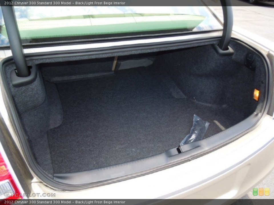 Black/Light Frost Beige Interior Trunk for the 2012 Chrysler 300  #67404237