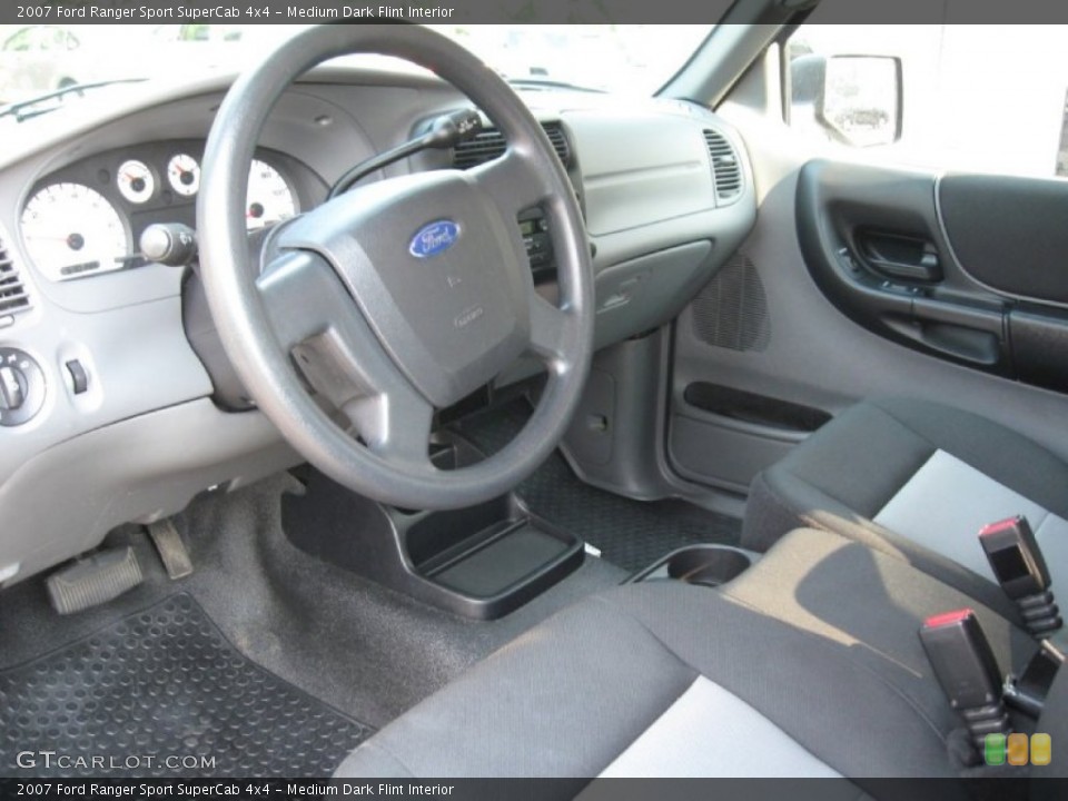 Medium Dark Flint Interior Prime Interior for the 2007 Ford Ranger Sport SuperCab 4x4 #67406268