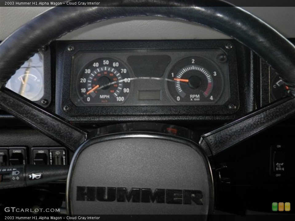Cloud Gray Interior Gauges for the 2003 Hummer H1 Alpha Wagon #67414857