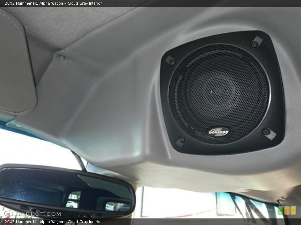 Cloud Gray Interior Audio System for the 2003 Hummer H1 Alpha Wagon #67414923