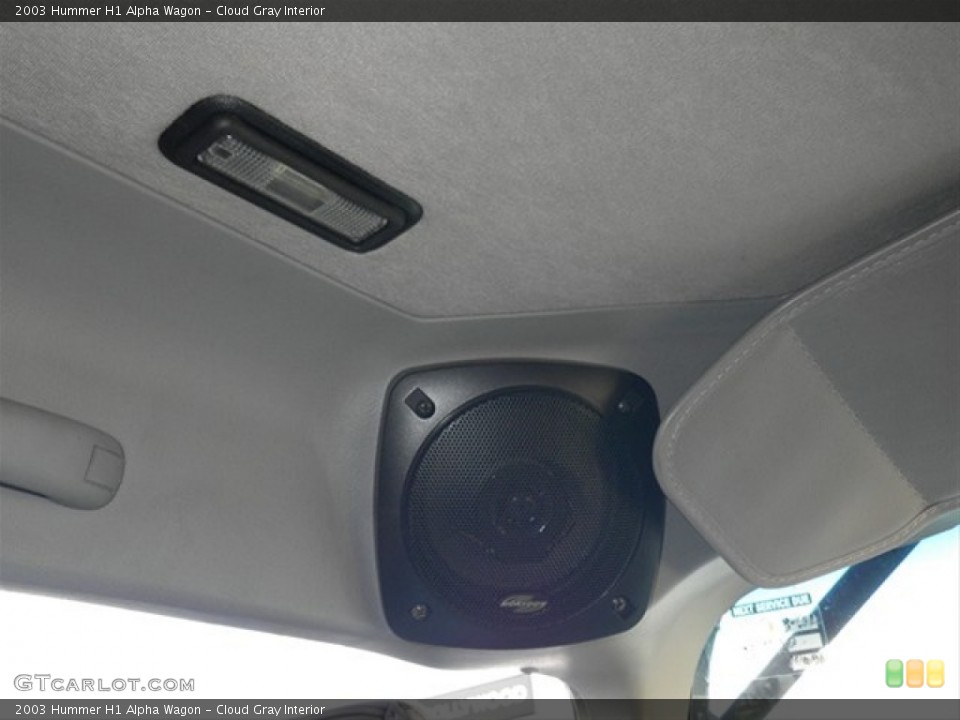 Cloud Gray Interior Audio System for the 2003 Hummer H1 Alpha Wagon #67414932