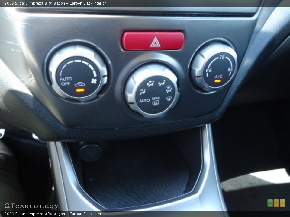 Carbon Black Interior Controls for the 2009 Subaru Impreza WRX Wagon #67415664