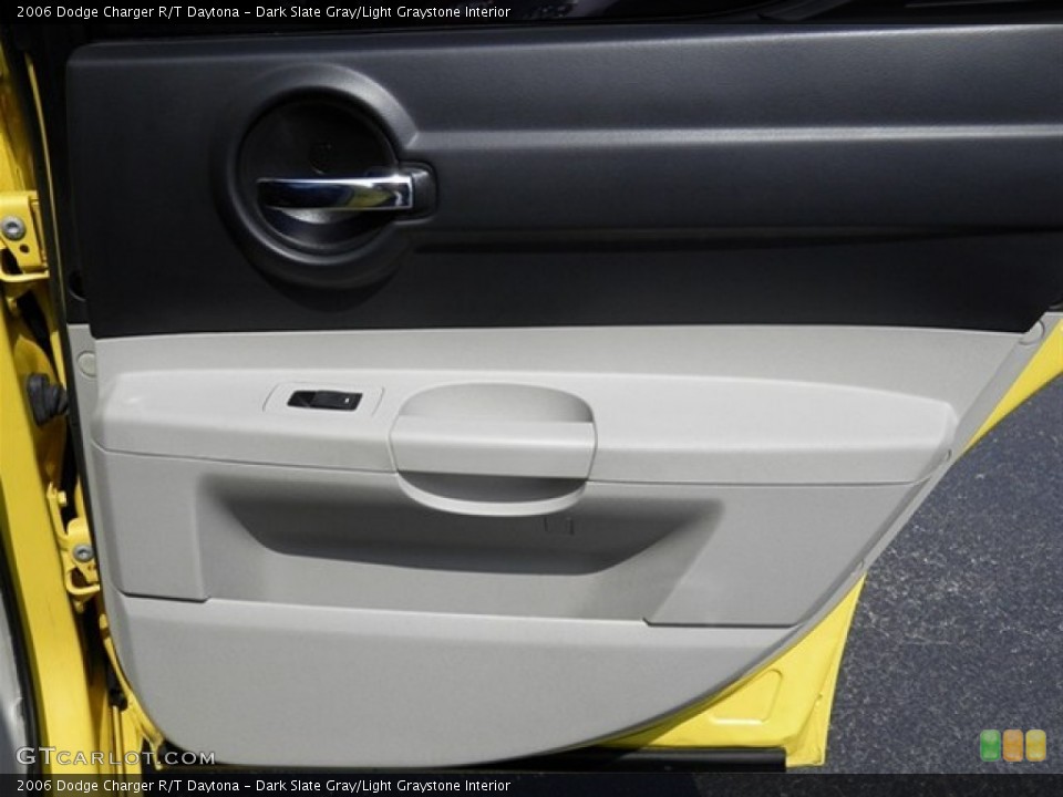 Dark Slate Gray/Light Graystone Interior Door Panel for the 2006 Dodge Charger R/T Daytona #67417059