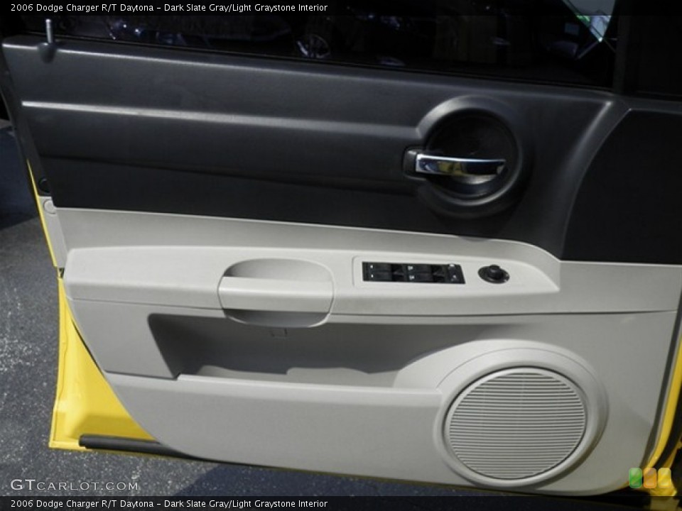 Dark Slate Gray/Light Graystone Interior Door Panel for the 2006 Dodge Charger R/T Daytona #67417080
