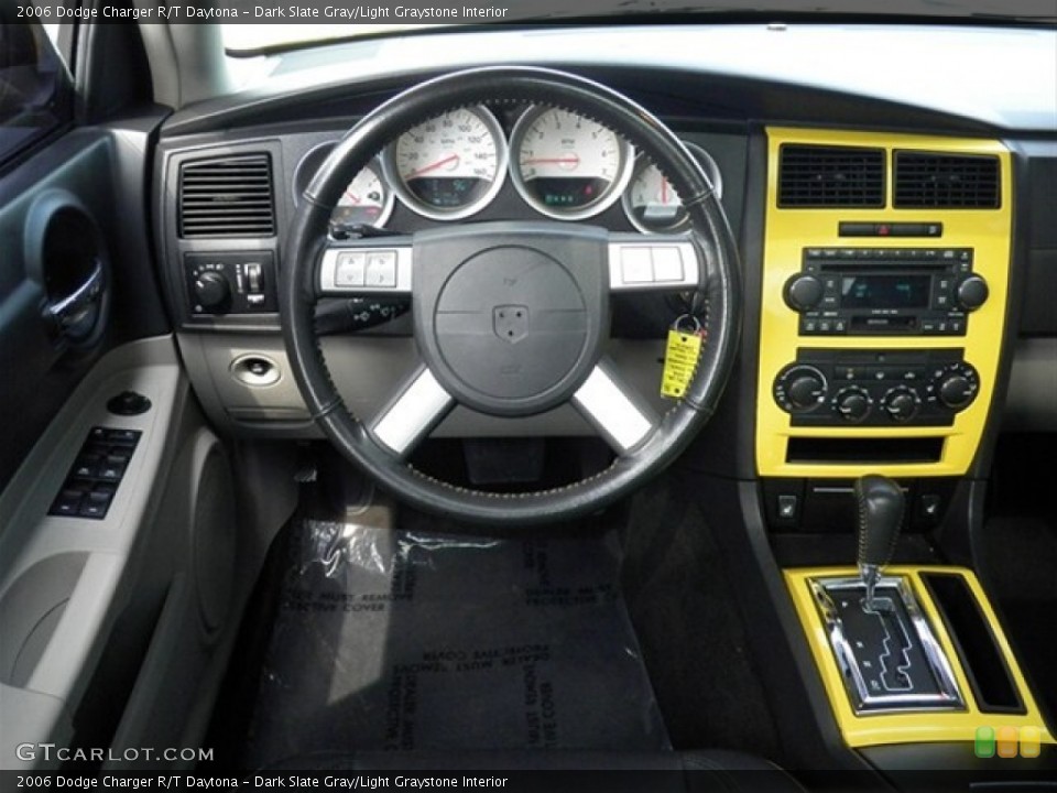 Dark Slate Gray/Light Graystone Interior Dashboard for the 2006 Dodge Charger R/T Daytona #67417119