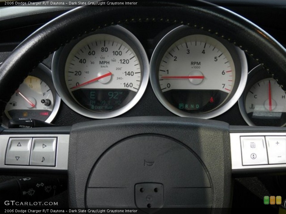 Dark Slate Gray/Light Graystone Interior Gauges for the 2006 Dodge Charger R/T Daytona #67417128