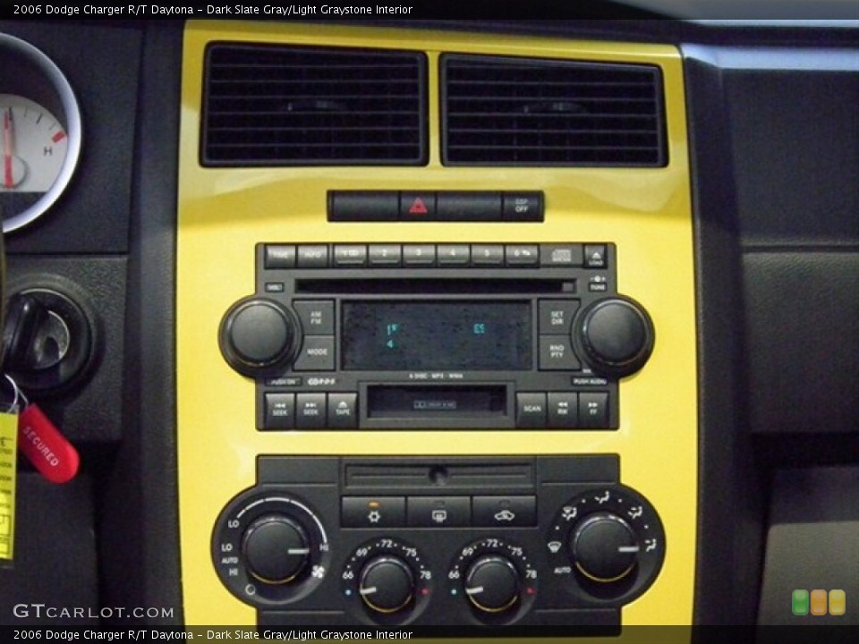 Dark Slate Gray/Light Graystone Interior Audio System for the 2006 Dodge Charger R/T Daytona #67417134