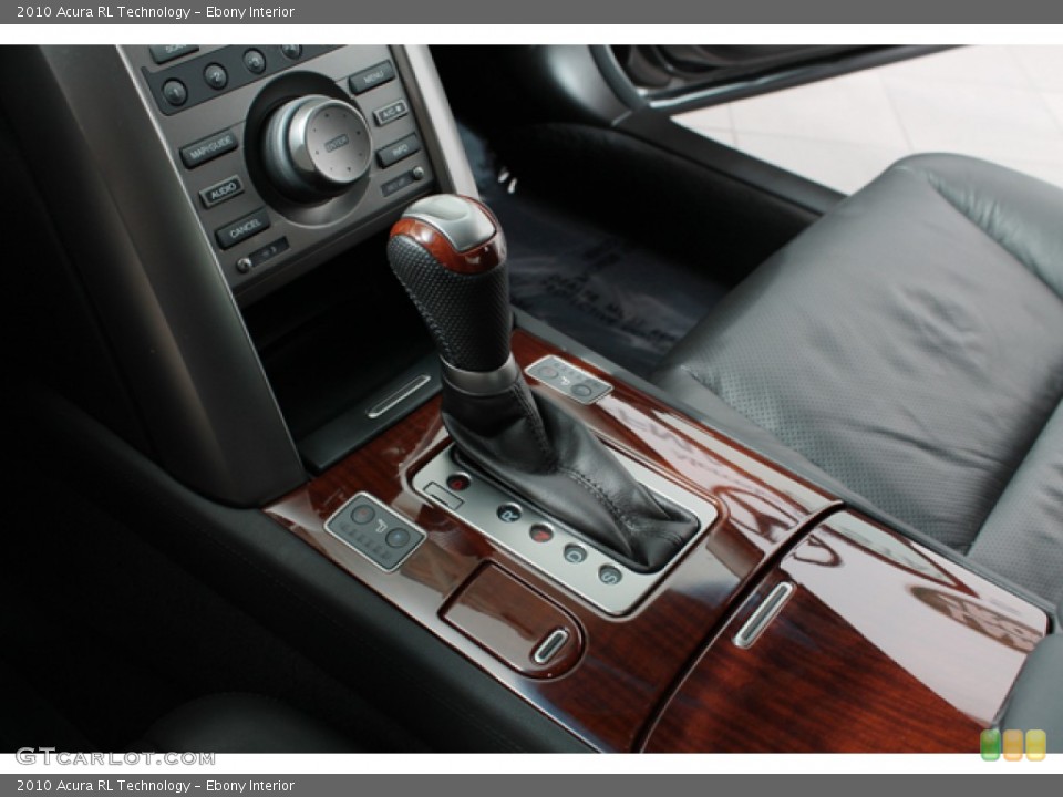 Ebony Interior Transmission for the 2010 Acura RL Technology #67417575