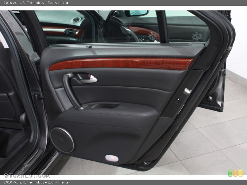 Ebony Interior Door Panel for the 2010 Acura RL Technology #67417602