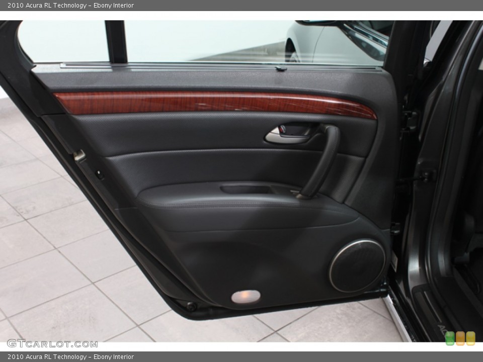 Ebony Interior Door Panel for the 2010 Acura RL Technology #67417611