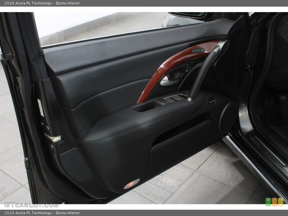 Ebony Interior Door Panel for the 2010 Acura RL Technology #67417620