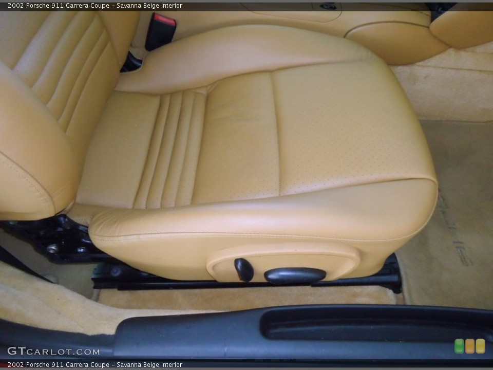 Savanna Beige Interior Controls for the 2002 Porsche 911 Carrera Coupe #67422081