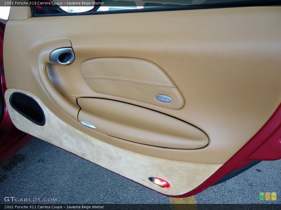 Savanna Beige Interior Door Panel for the 2002 Porsche 911 Carrera Coupe #67422096