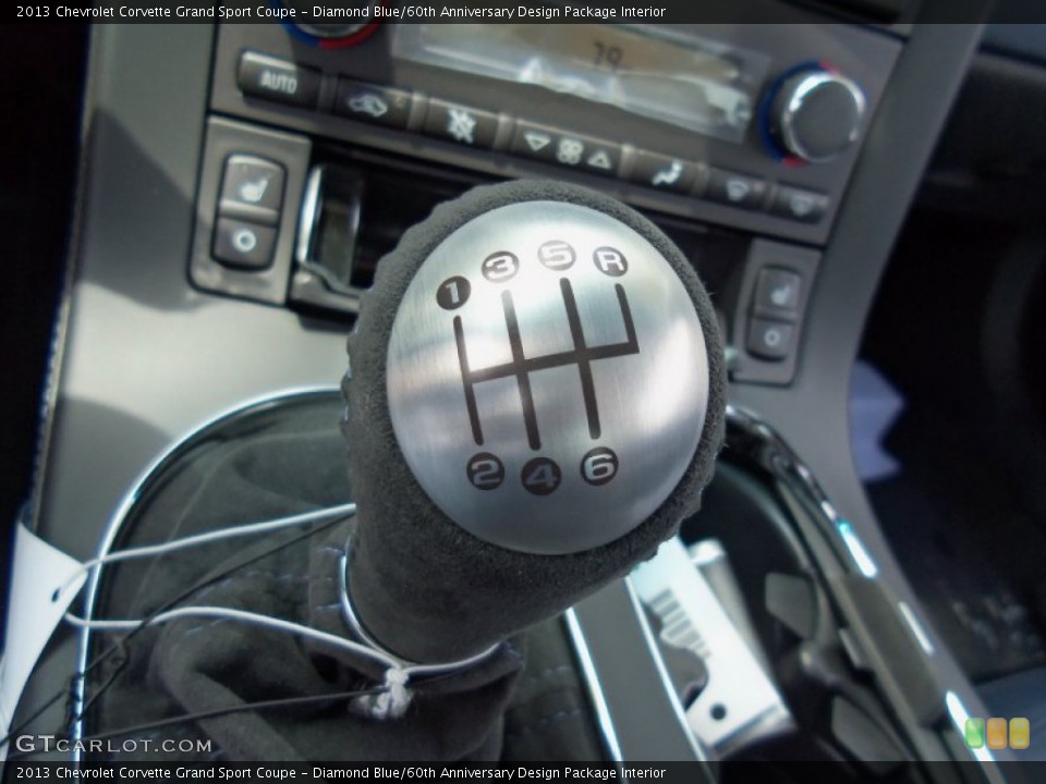 Diamond Blue/60th Anniversary Design Package Interior Transmission for the 2013 Chevrolet Corvette Grand Sport Coupe #67426527