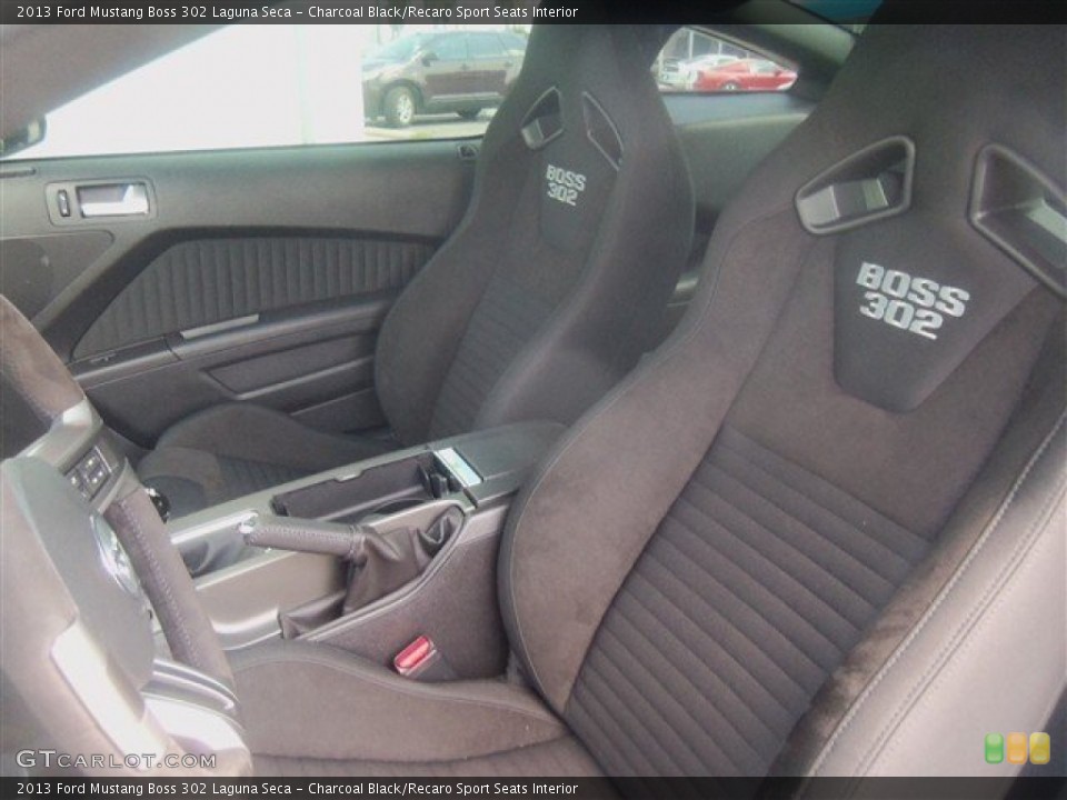 Charcoal Black/Recaro Sport Seats Interior Front Seat for the 2013 Ford Mustang Boss 302 Laguna Seca #67431057