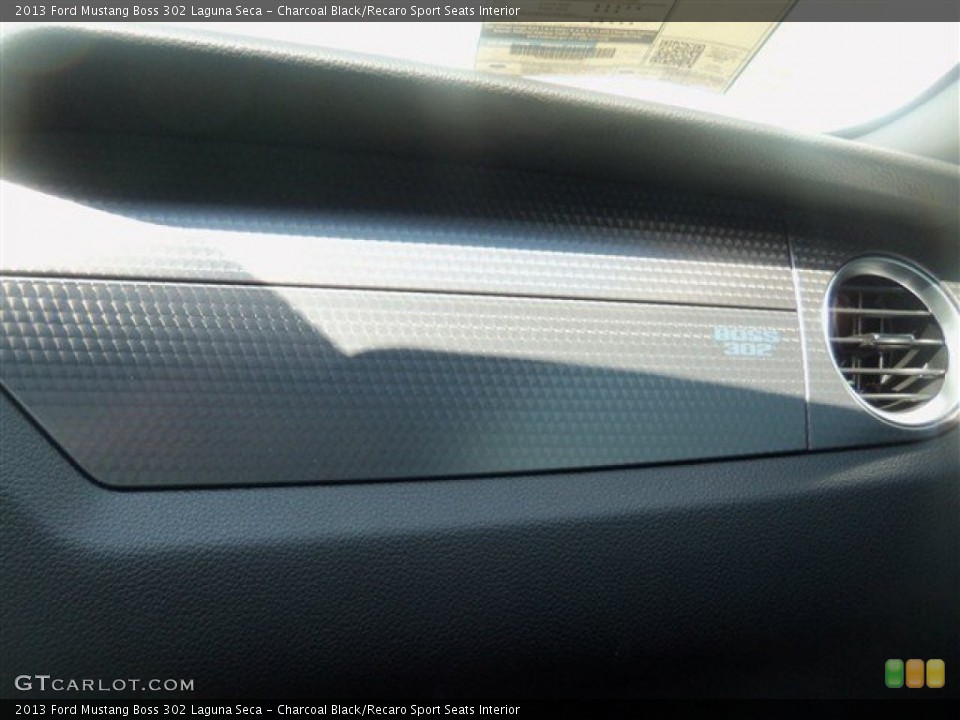 Charcoal Black/Recaro Sport Seats Interior Dashboard for the 2013 Ford Mustang Boss 302 Laguna Seca #67431111