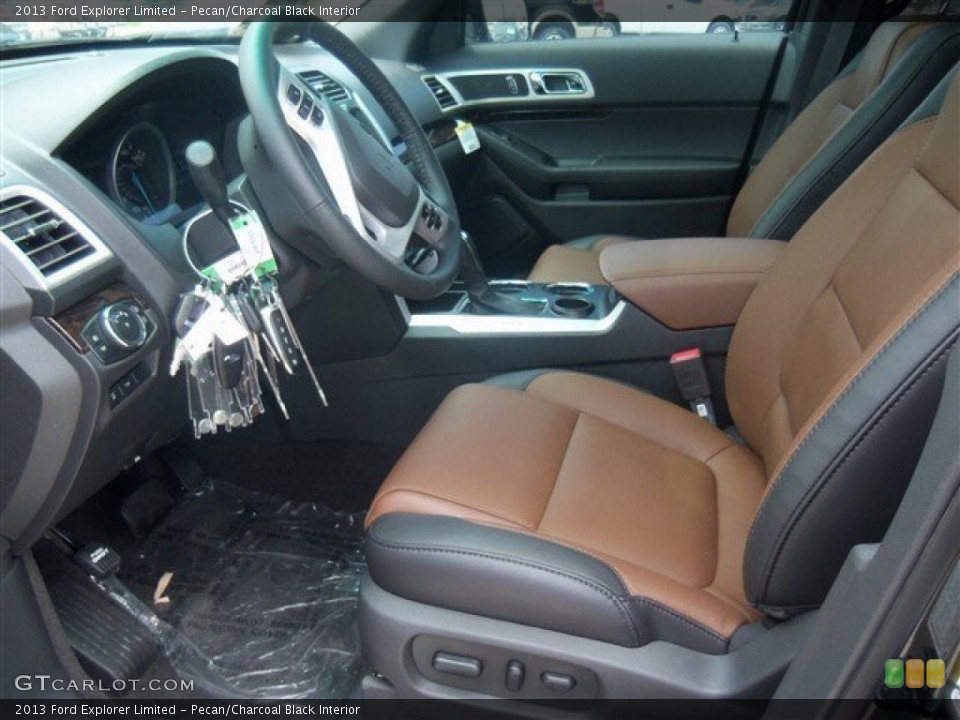 Pecan/Charcoal Black Interior Photo for the 2013 Ford Explorer Limited #67431402
