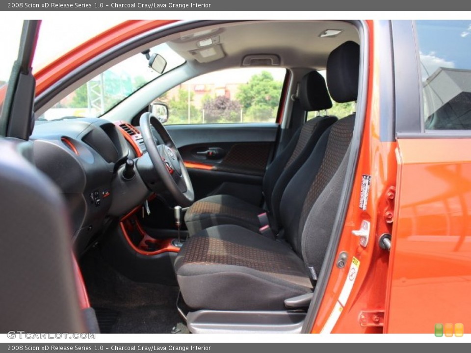 Charcoal Gray/Lava Orange Interior Photo for the 2008 Scion xD Release Series 1.0 #67431948