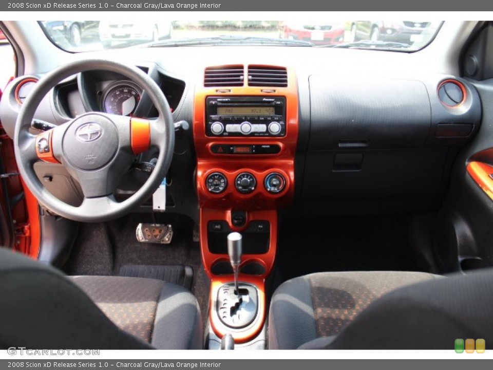 Charcoal Gray/Lava Orange Interior Dashboard for the 2008 Scion xD Release Series 1.0 #67431957