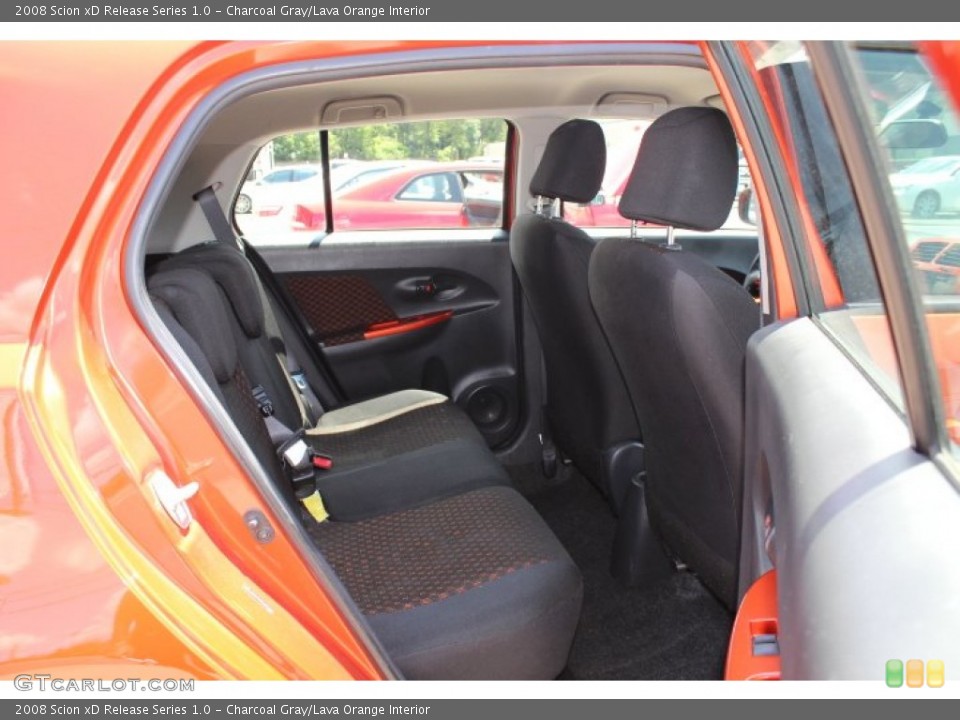 Charcoal Gray/Lava Orange Interior Photo for the 2008 Scion xD Release Series 1.0 #67431999