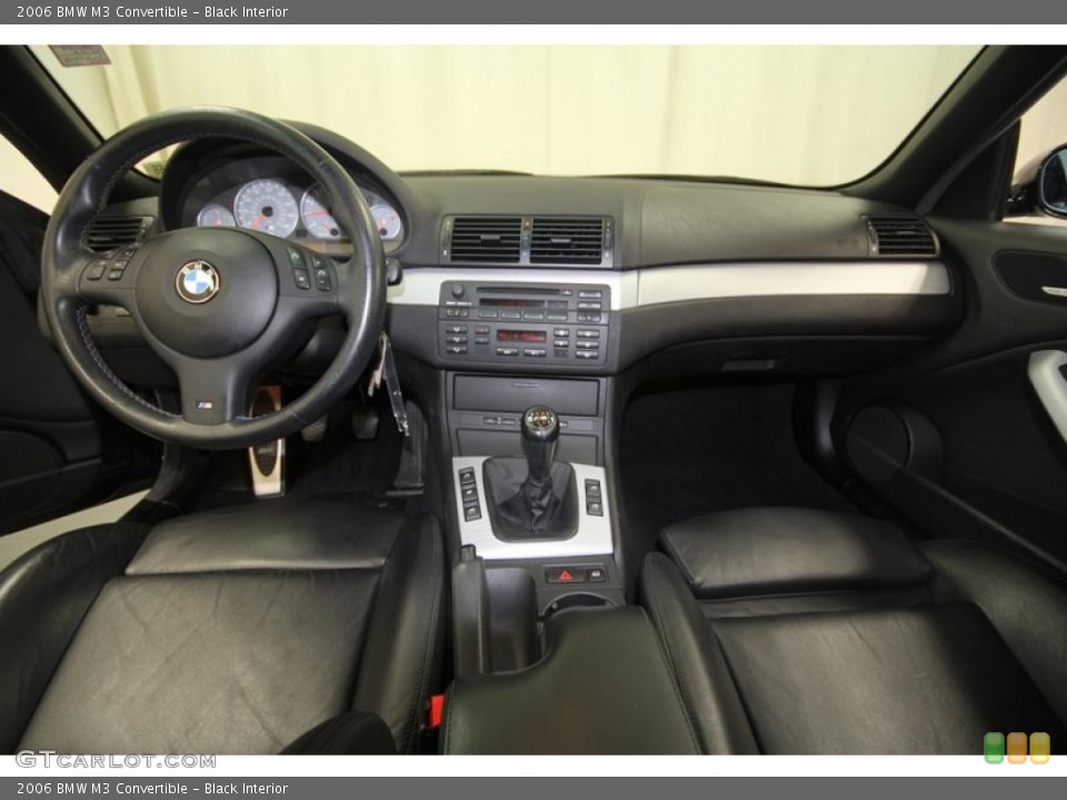 Black Interior Dashboard for the 2006 BMW M3 Convertible #67432221