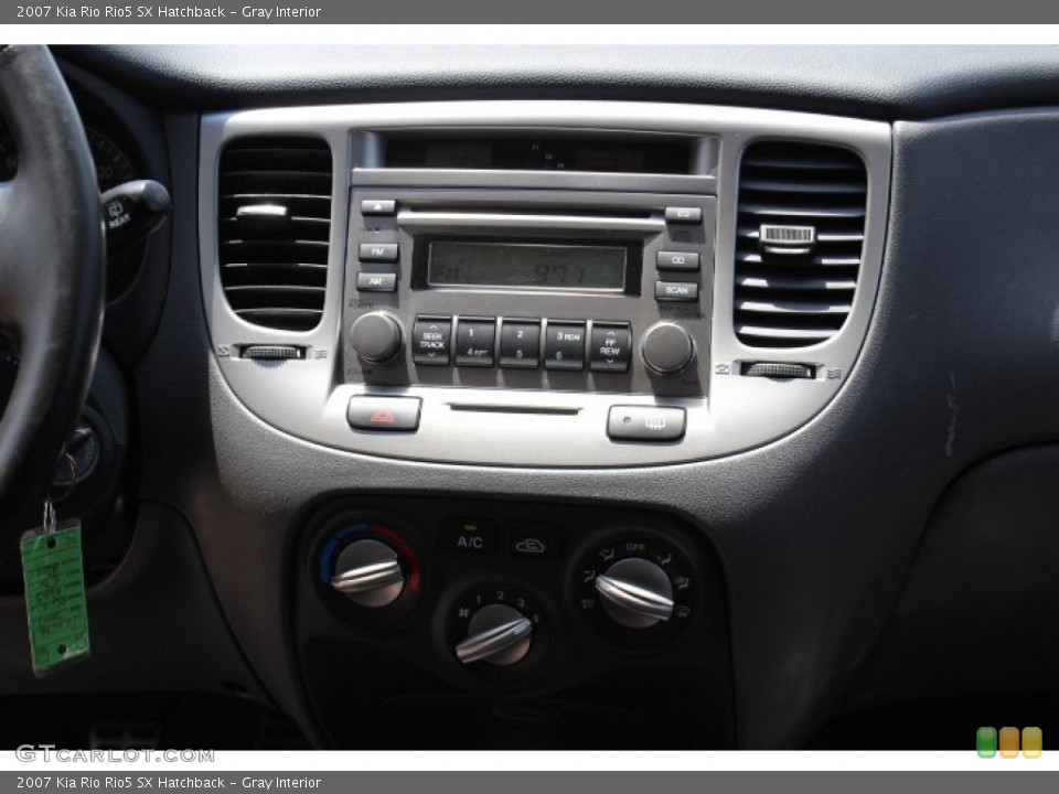 Gray Interior Audio System for the 2007 Kia Rio Rio5 SX Hatchback #67432311