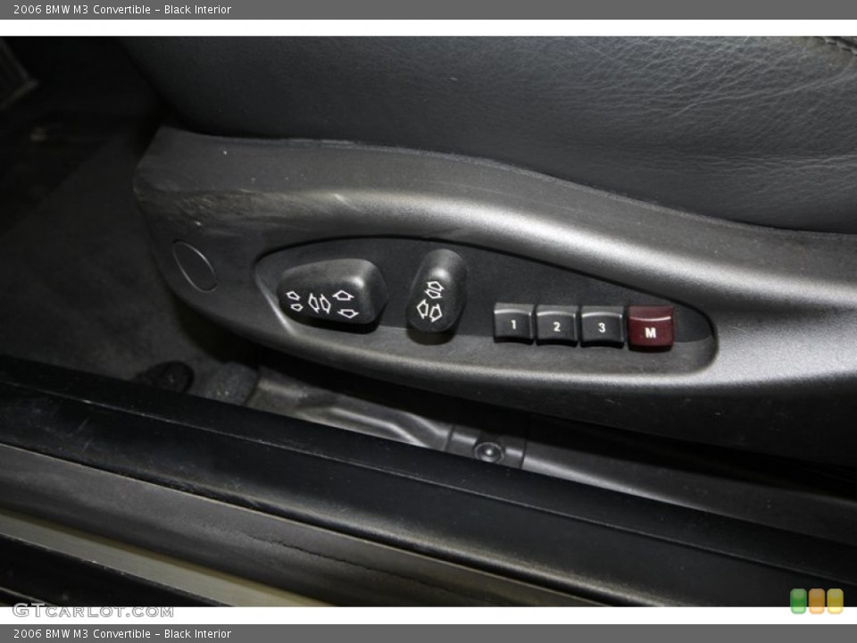 Black Interior Controls for the 2006 BMW M3 Convertible #67432326