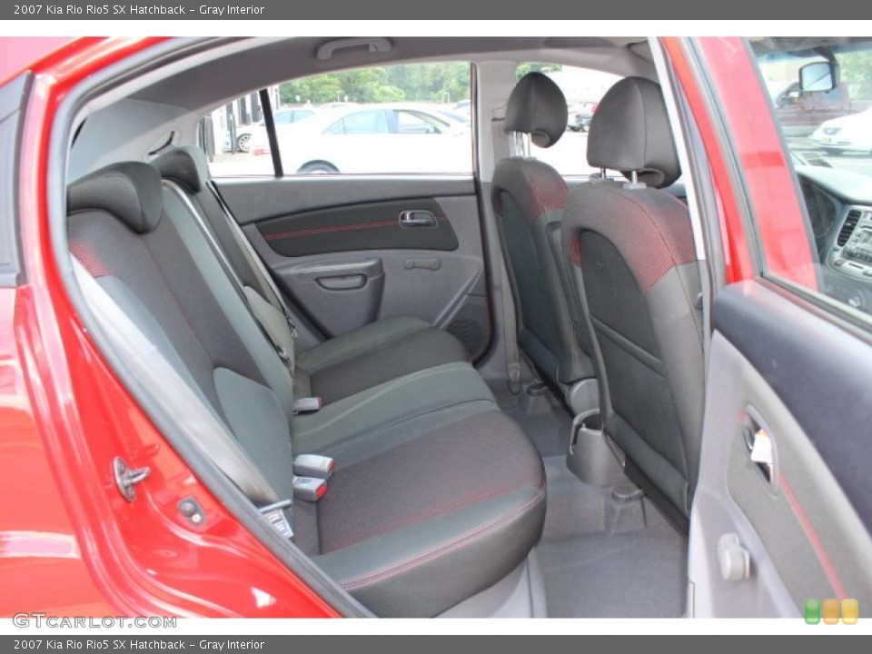 Gray Interior Photo for the 2007 Kia Rio Rio5 SX Hatchback #67432344