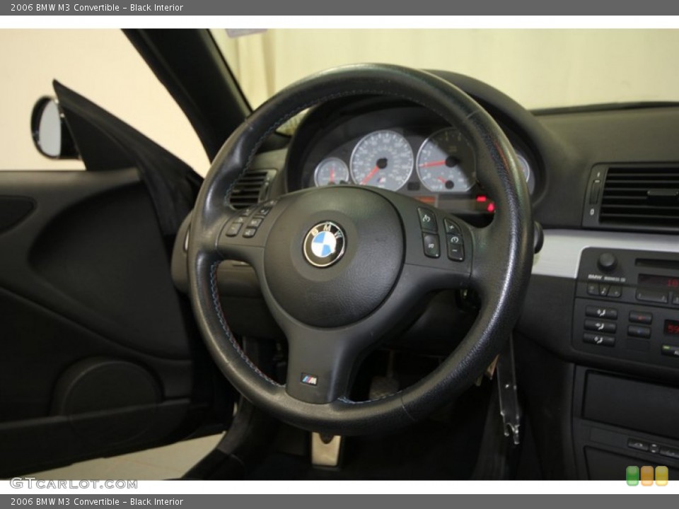 Black Interior Steering Wheel for the 2006 BMW M3 Convertible #67432408