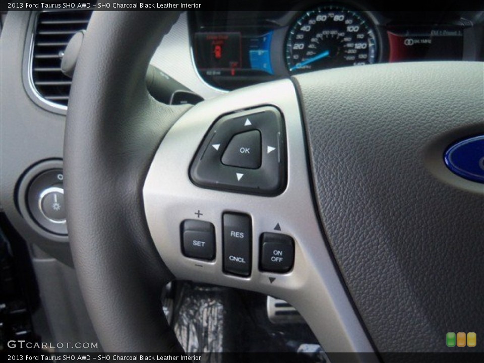 SHO Charcoal Black Leather Interior Controls for the 2013 Ford Taurus SHO AWD #67432665
