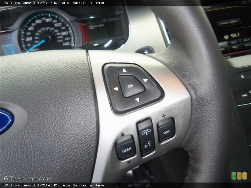 SHO Charcoal Black Leather Interior Controls for the 2013 Ford Taurus SHO AWD #67432674