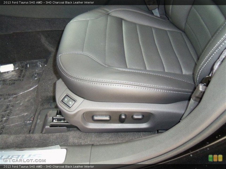 SHO Charcoal Black Leather Interior Front Seat for the 2013 Ford Taurus SHO AWD #67432773