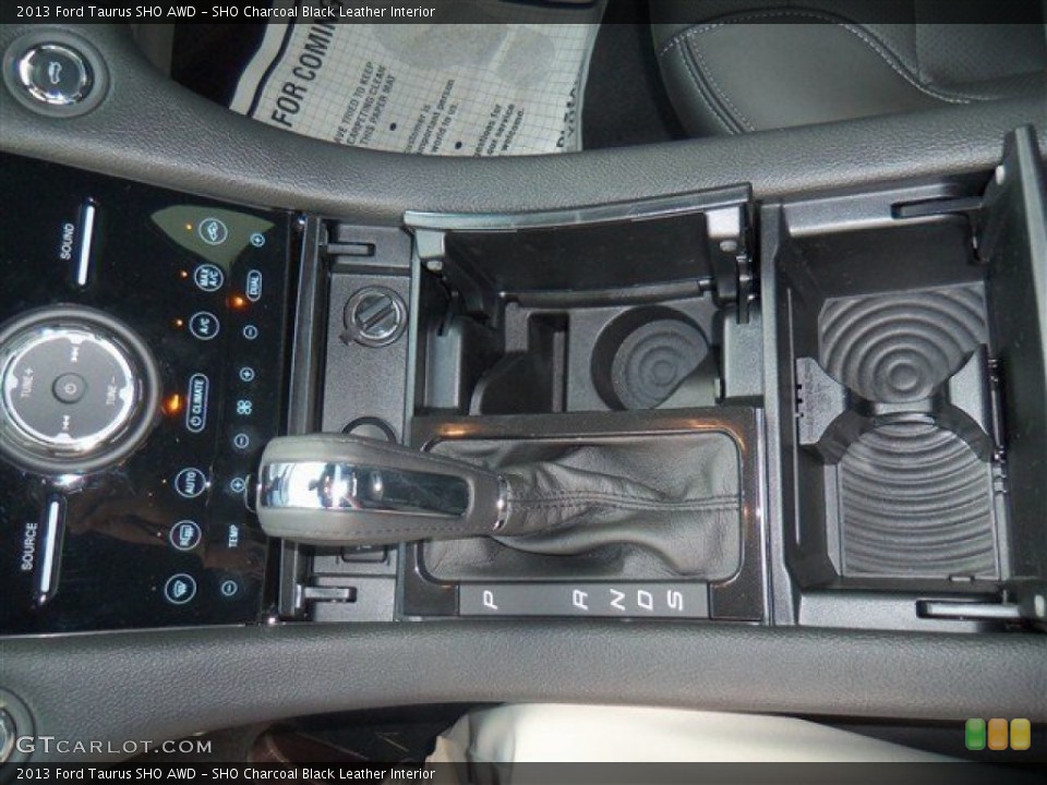 SHO Charcoal Black Leather Interior Transmission for the 2013 Ford Taurus SHO AWD #67433580