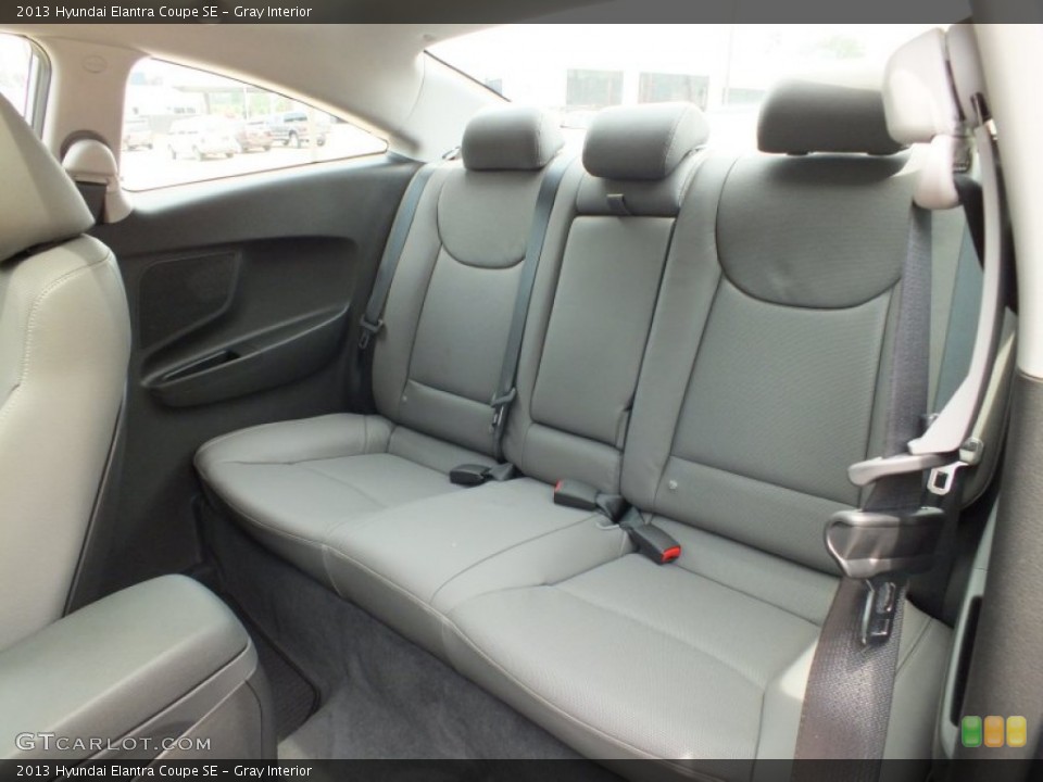 Gray Interior Rear Seat for the 2013 Hyundai Elantra Coupe SE #67433769