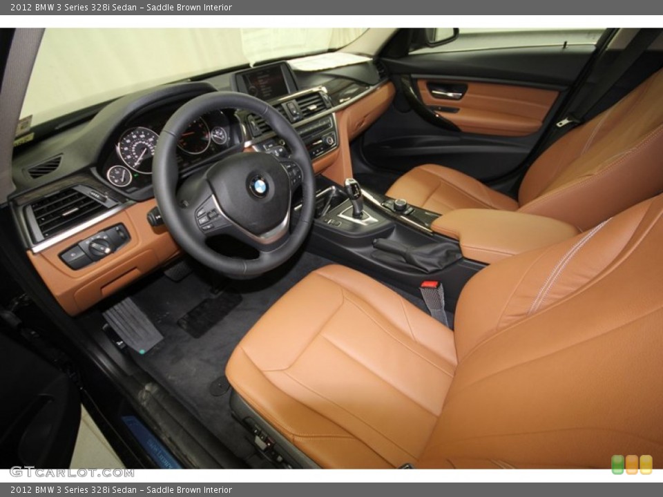 Saddle Brown Interior Prime Interior for the 2012 BMW 3 Series 328i Sedan #67434993
