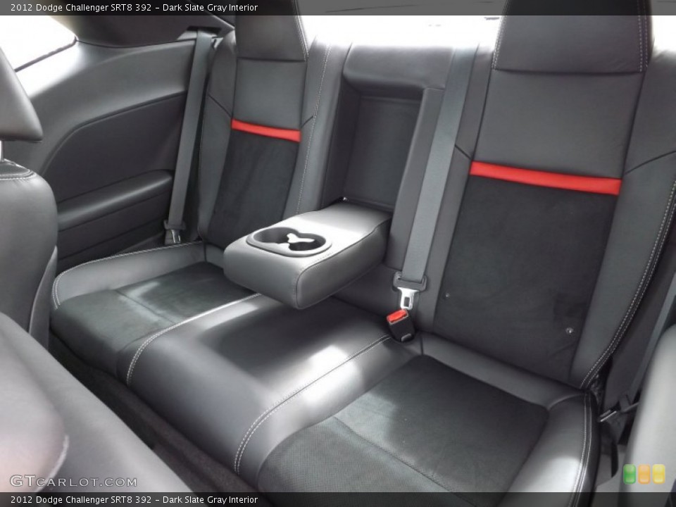 Dark Slate Gray Interior Rear Seat for the 2012 Dodge Challenger SRT8 392 #67439632