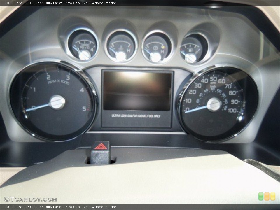 Adobe Interior Gauges for the 2012 Ford F250 Super Duty Lariat Crew Cab 4x4 #67442757