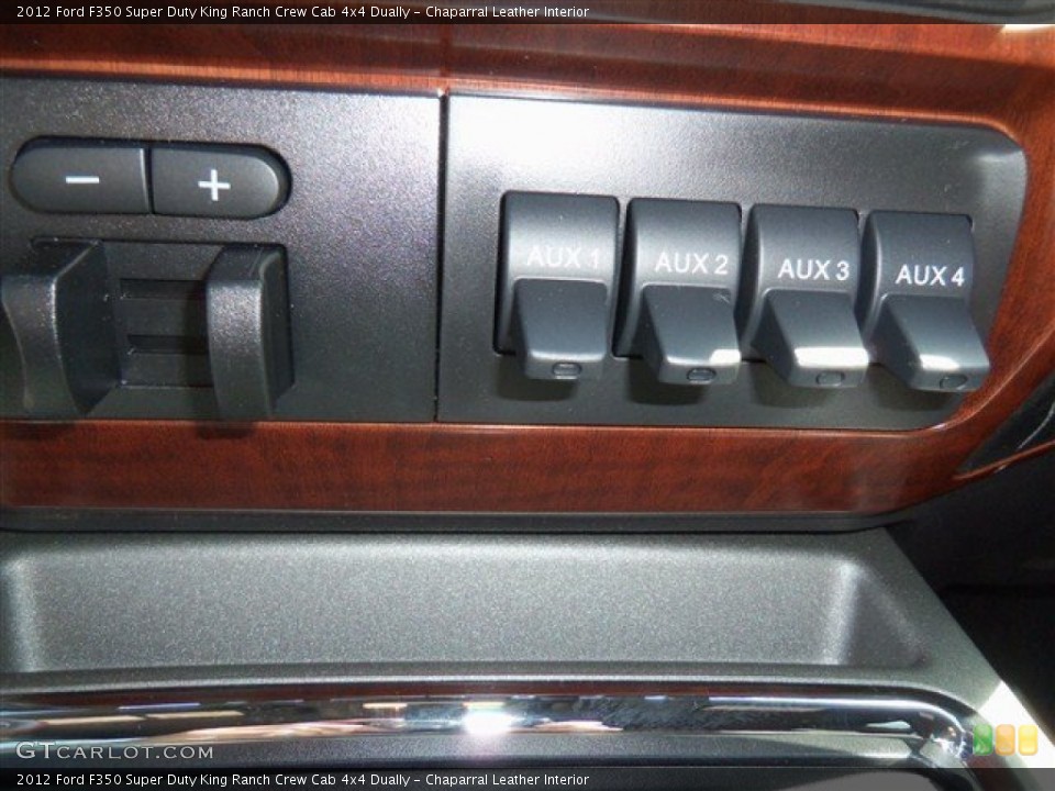 Chaparral Leather Interior Controls for the 2012 Ford F350 Super Duty King Ranch Crew Cab 4x4 Dually #67443660